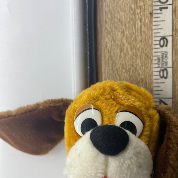 Vtg Disney The Fox And The Hound Copper Puppy Dog Plush Stuffed Animal Toy 7.5" - Picture 8 of 8